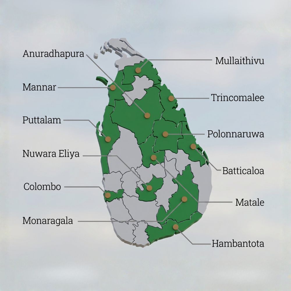 Sri Lanka Impact Map
